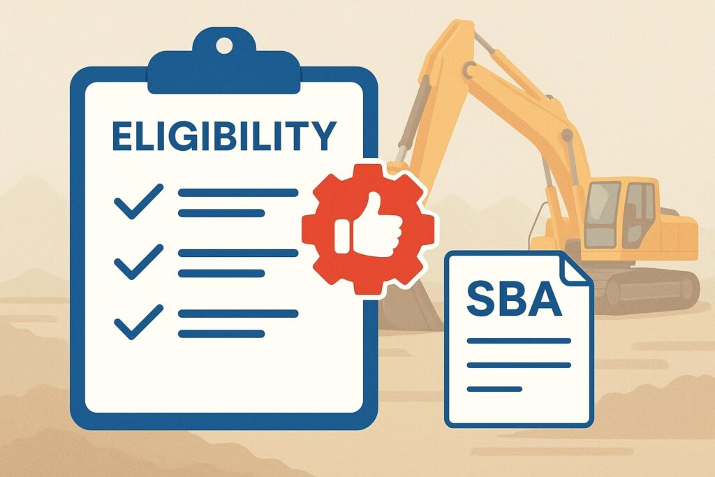 Eligibility and Requirements for SBA Equipment Loans