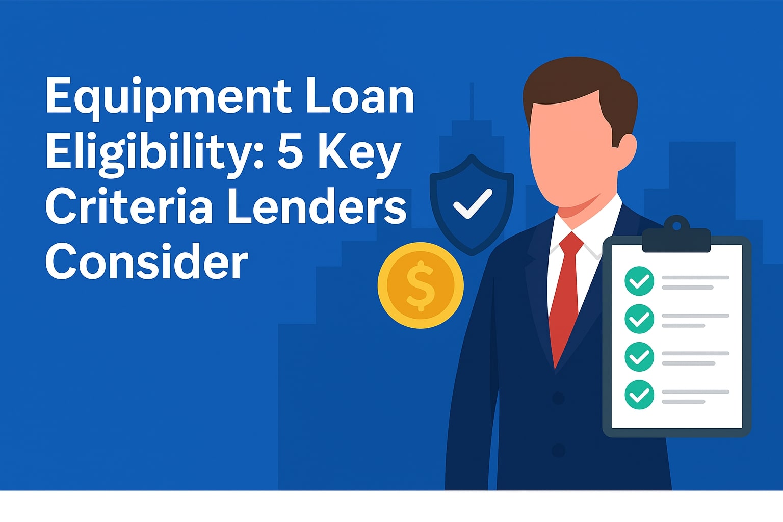 Equipment Loan Eligibility: 5 Key Criteria Lenders Consider
