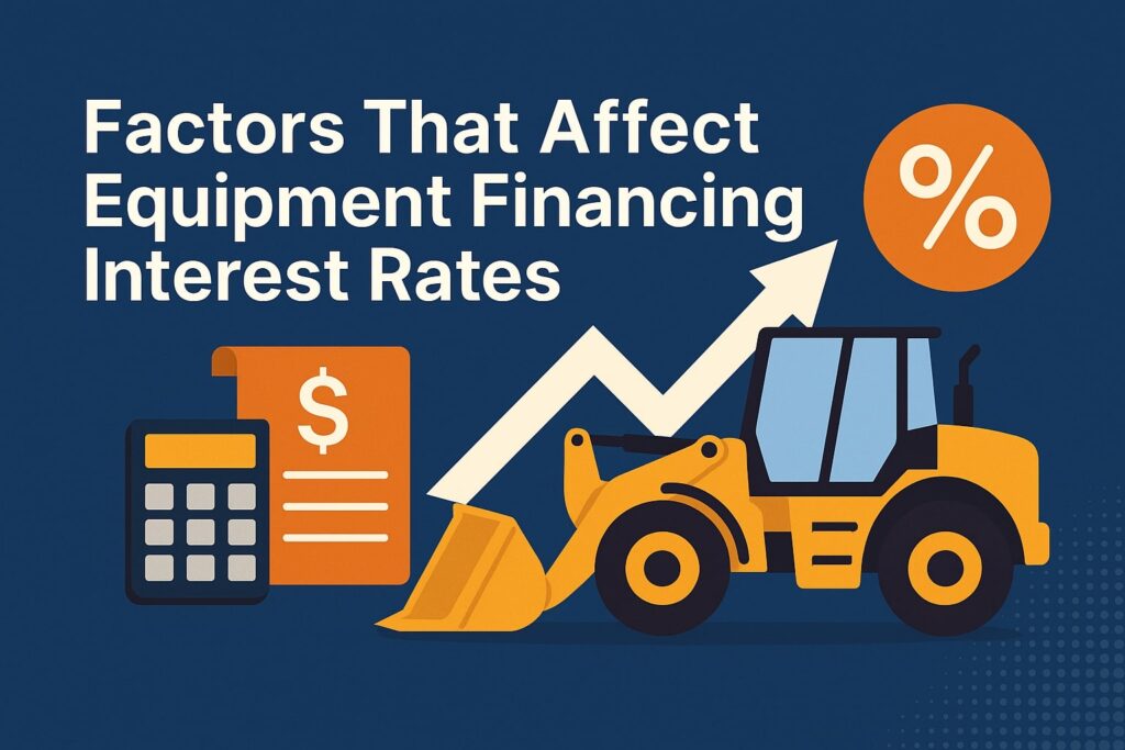 Factors That Affect Equipment Financing Interest Rates