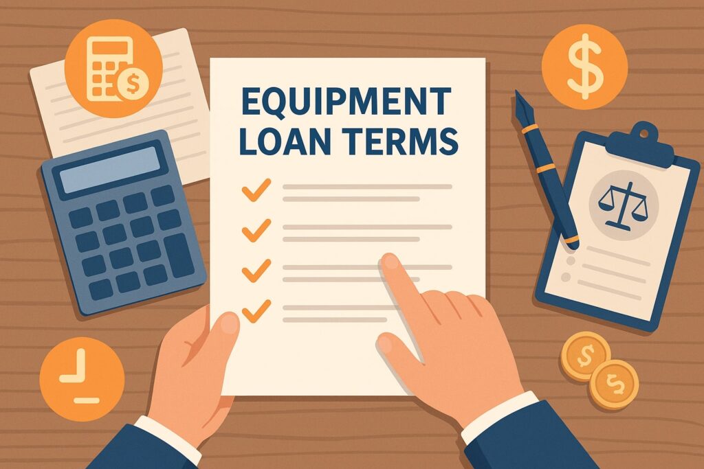 Key Equipment Loan Terms and Negotiation Considerations