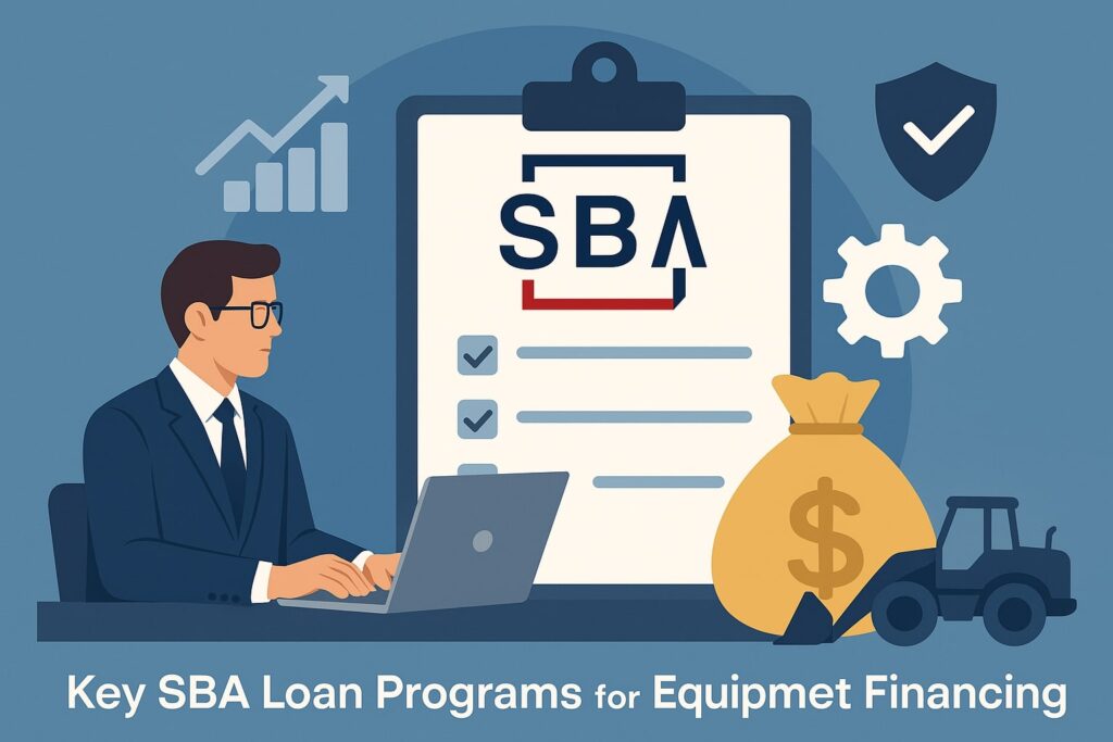 Key SBA Loan Programs for Equipment Financing