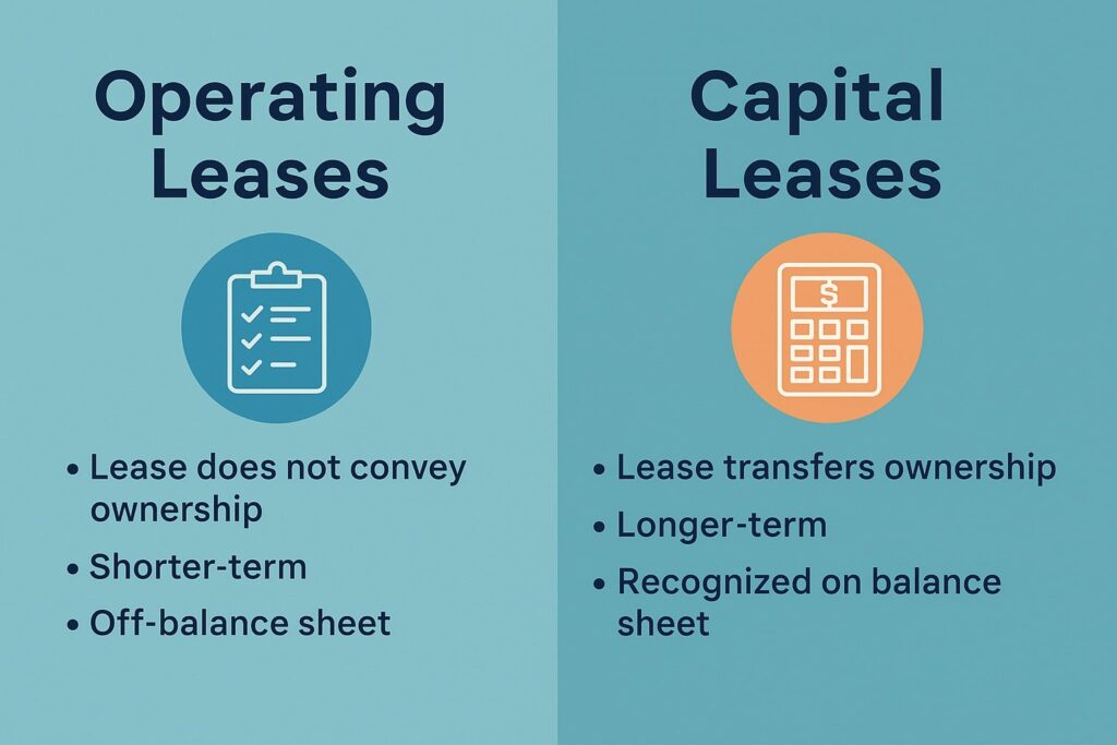 Operating vs. Capital Leases (Finance Leases)