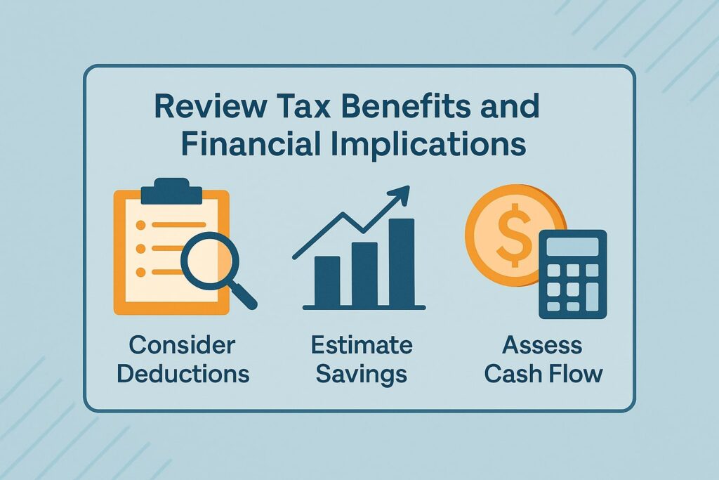 Review Tax Benefits and Financial Implications