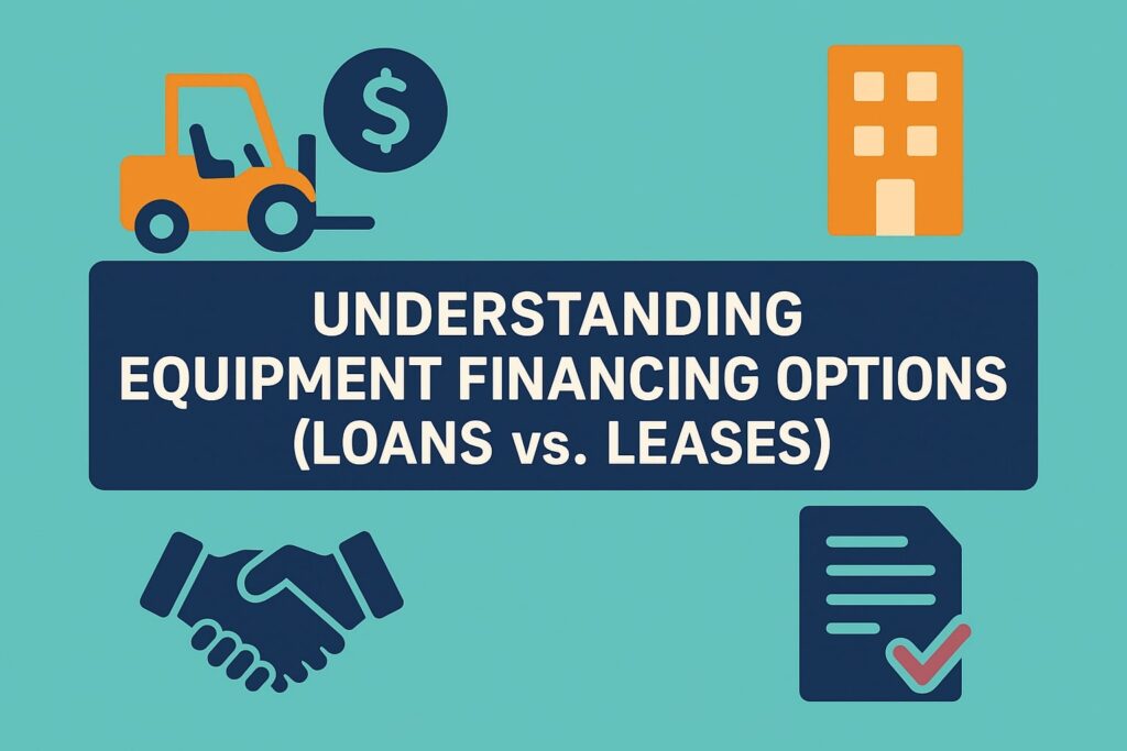 Understanding Equipment Financing Options (Loans vs. Leases)