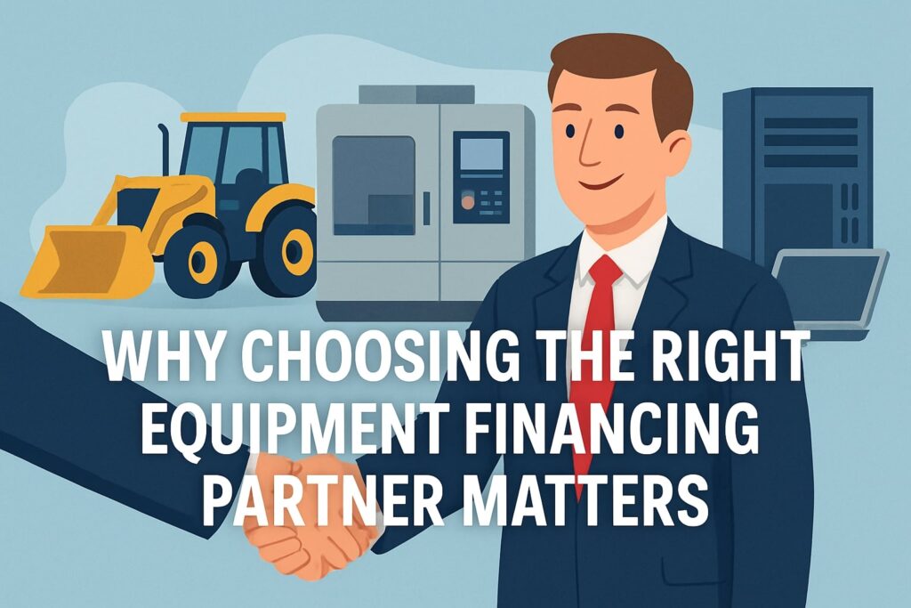 Why Choosing the Right Equipment Financing Partner Matters