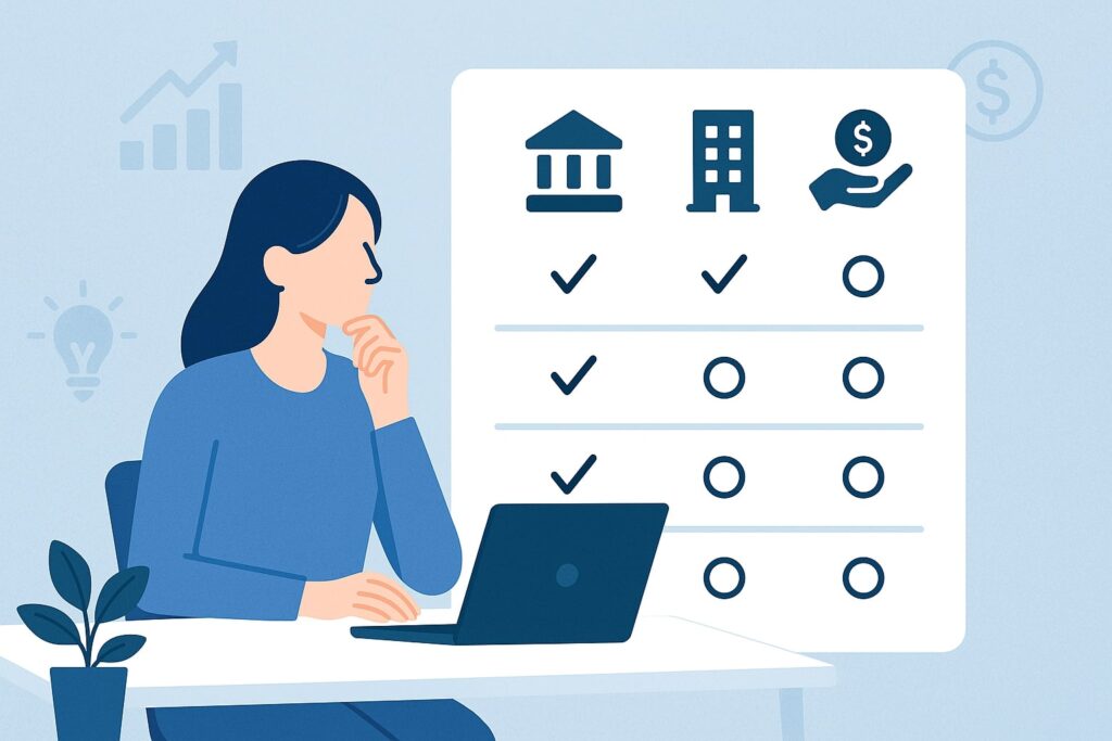 Comparing Financing Providers