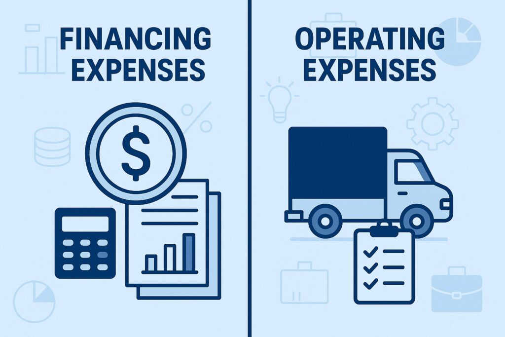 Financing vs. Operating Expenses
