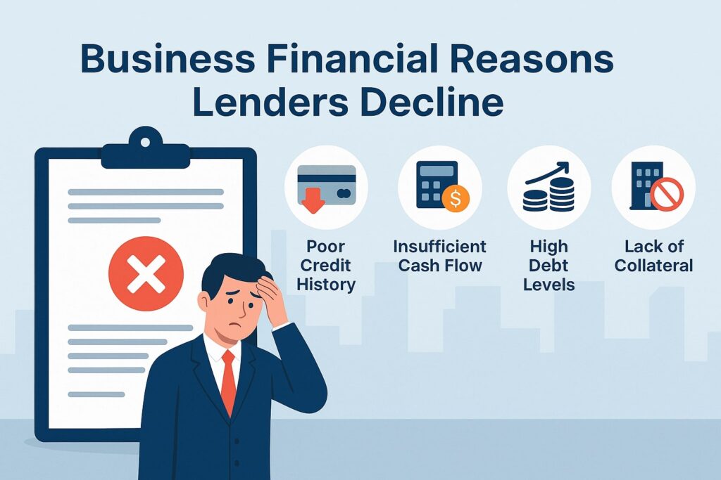 Business Financial Reasons Lenders Decline