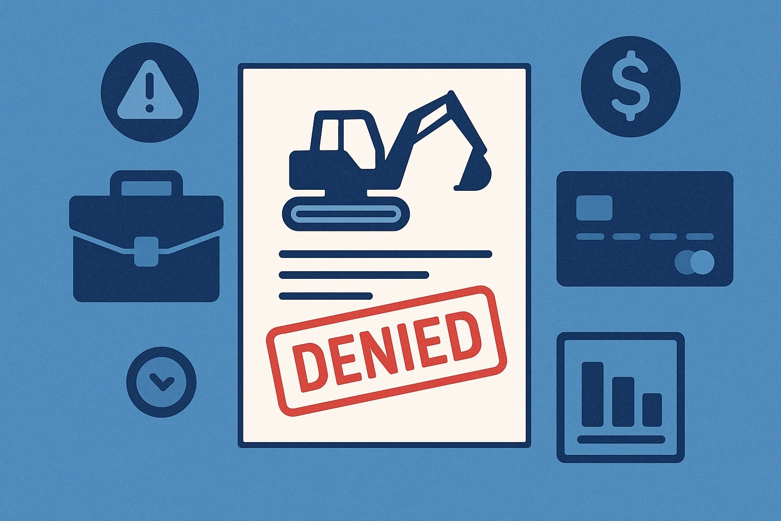 Common Reasons Equipment Loan Applications Get Denied