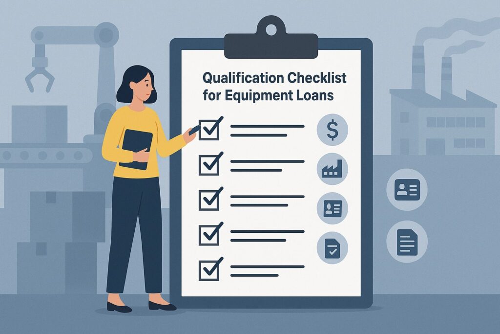 Qualification Checklist for Equipment Loans for Manufacturing Businesses