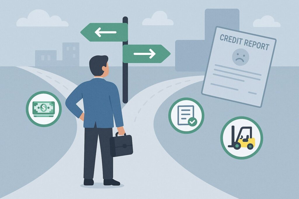 The Most Forgiving Equipment Financing Paths When Credit Is Bruised