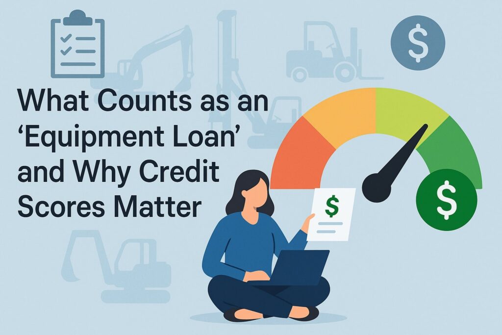 What Counts as an “Equipment Loan” and Why Credit Scores Matter