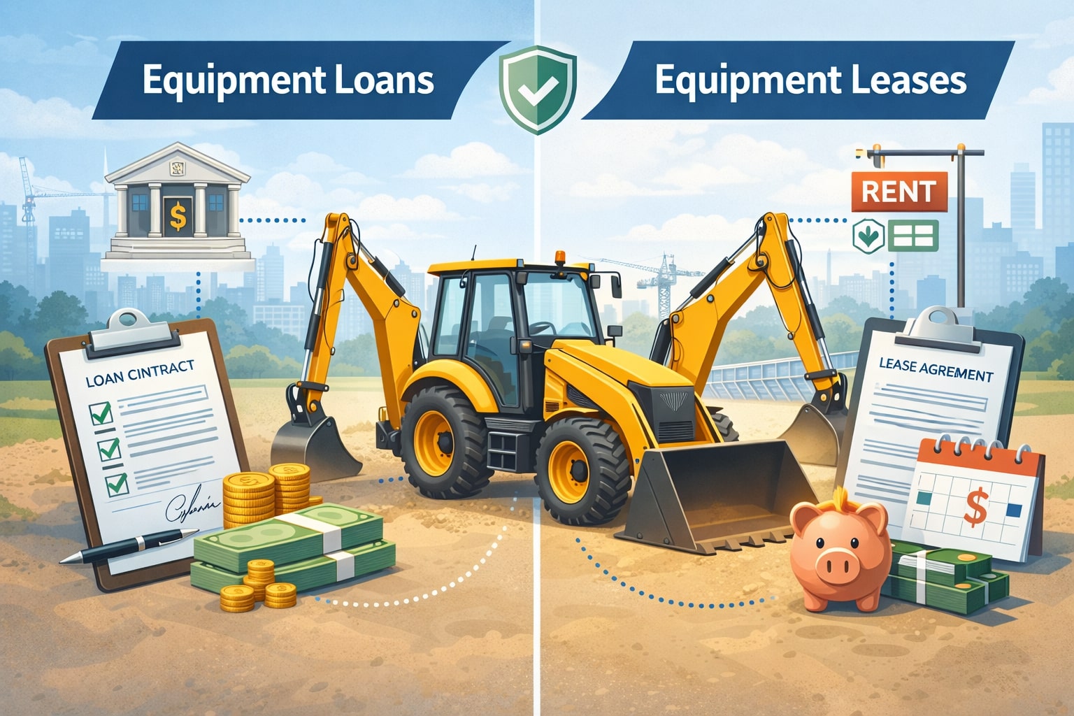 Equipment Loans vs Equipment Leases: Key Differences