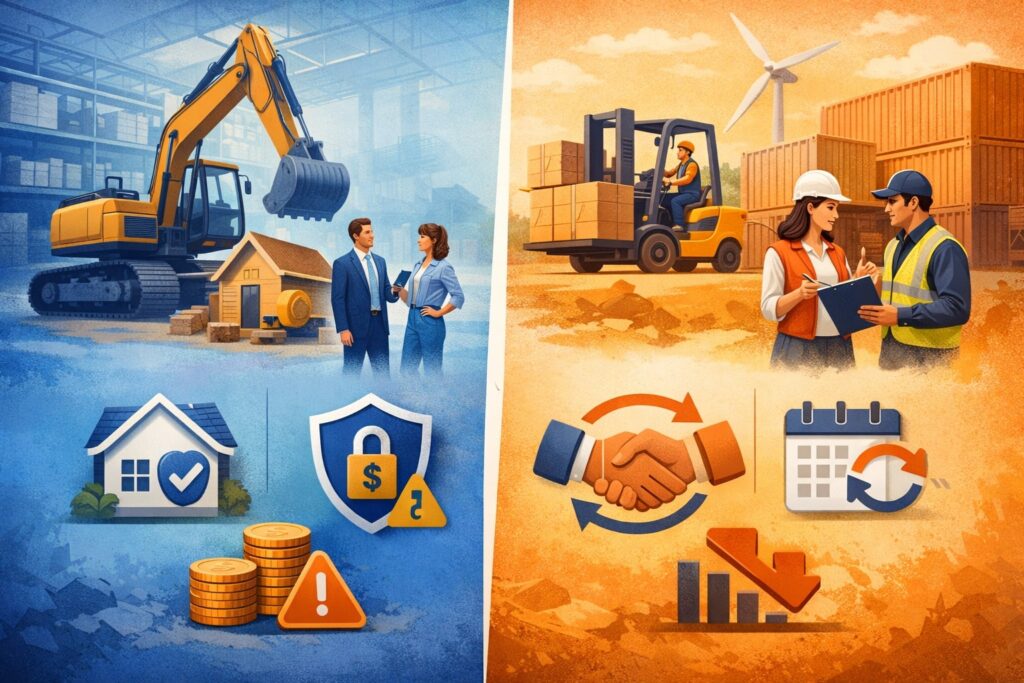 Key differences: equipment loans vs equipment leases (ownership, flexibility, and risk)