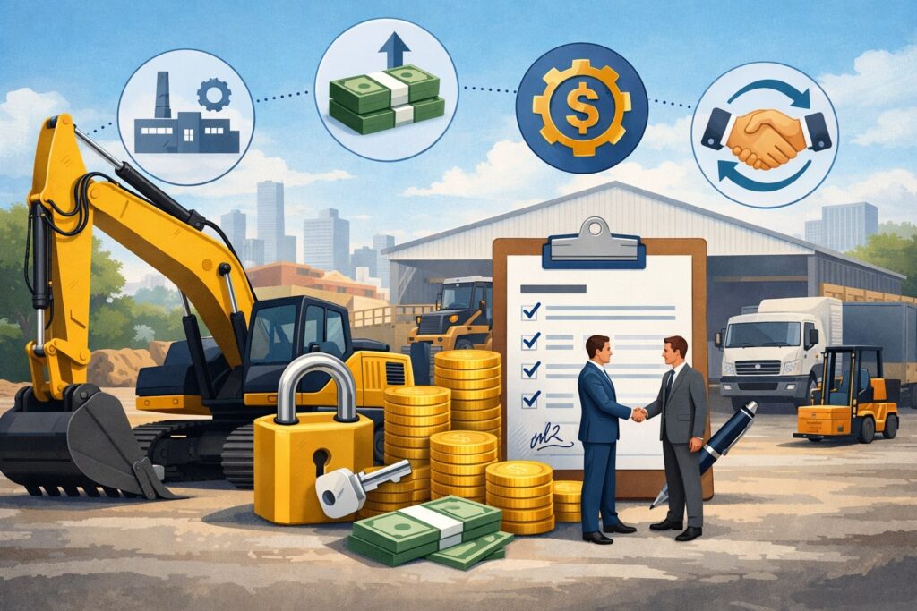 Sale-leaseback (unlocking cash from owned equipment)