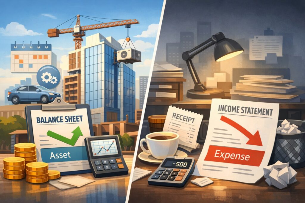 The Core Accounting Difference: Capitalize vs Expense