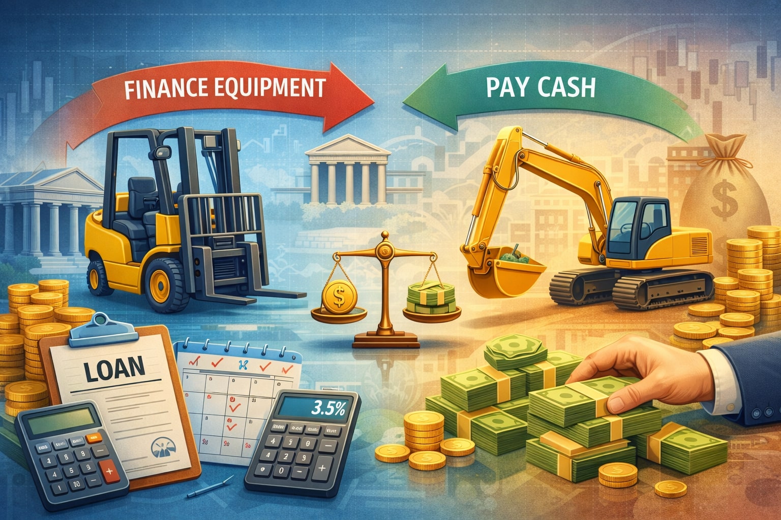 When to Finance Equipment vs Pay Cash