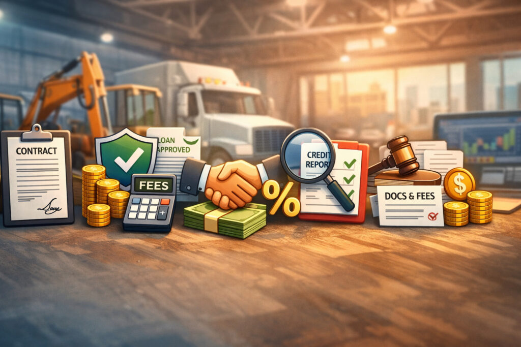 Common Upfront Equipment Financing Fees (What You Pay Before or At Funding)