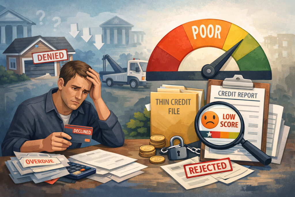 Reason 1: Weak Personal Credit or Limited Credit Depth