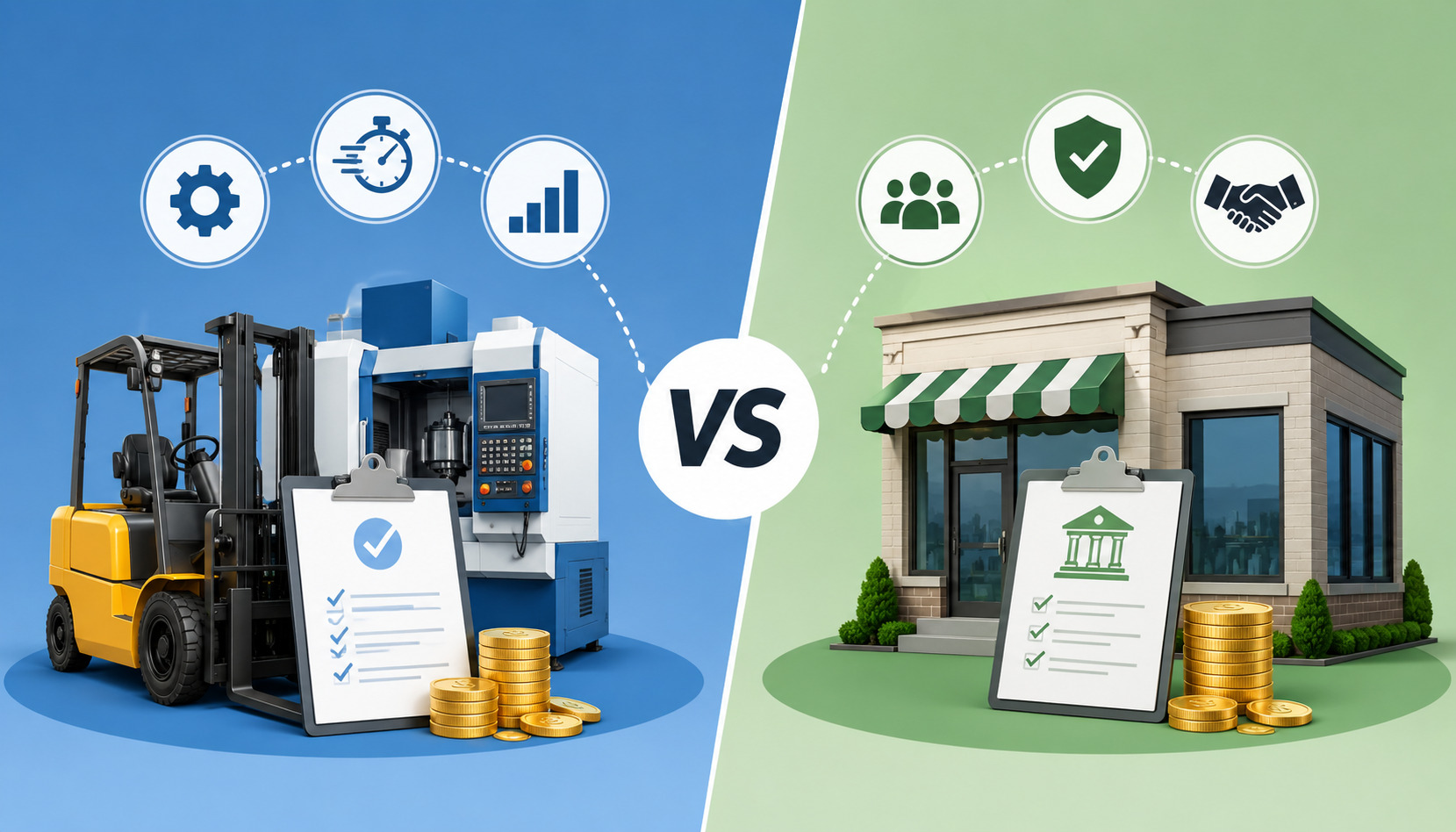 Equipment Financing vs SBA Loans