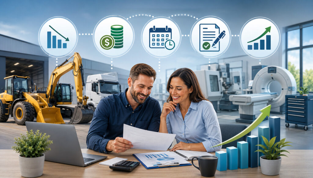 Benefits of refinancing existing equipment loans