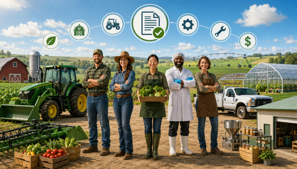 USDA equipment loan eligibility for farmers and rural businesses